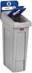Rubbermaid Slim Jim 87L Recyclingstation Starterset