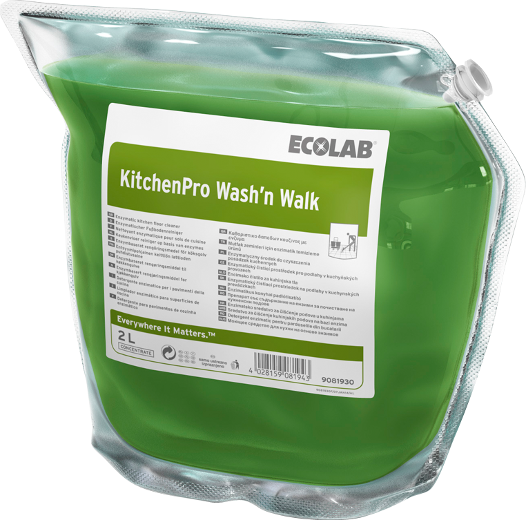 Ecolab KitchenPro Wash'n Walk, 2 x 2 L Gejoma Uw groothandel in