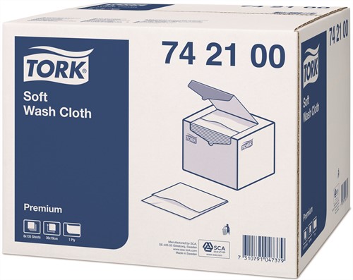 Tork Soft Wash Cloth (742100), 8 x 135 stuks-3