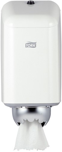 Tork Mini Centerfeed Dispenser, Metaal Wit