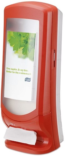 Tork Xpressnap N4 Stand Servet Dispenser, Rood