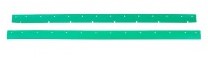 Numatic Rubbers polyurethaan groen (set) t.b.v. 750 zuigmond (werkbreedte 944mm)