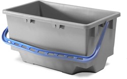 Numatic Grijze emmer 18 liter met blauwe hendel