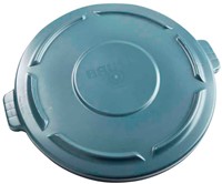 Rubbermaid Ronde Brute Container, Deksel, 166,5L, Grijs