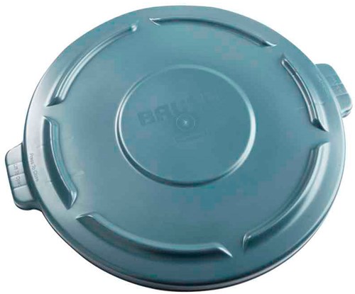 Rubbermaid Ronde Brute Container, Deksel, 166,5L, Grijs