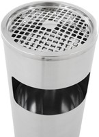 As-papierbak, Rond, 12,5L, Mat RVS-2