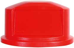 Rubbermaid Brute Dome Deksel, Rood, 121,1 L