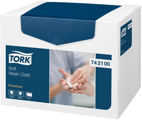 Tork Soft Wash Cloth (742100), 8 x 135 stuks