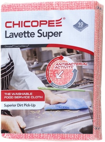 Chicopee Lavette Super, 51x36 cm, Rood (74531)