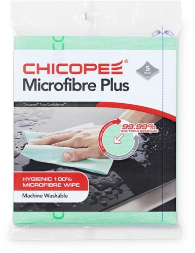 Chicopee 74724 Microfibre Plus, 34x40 cm, Groen