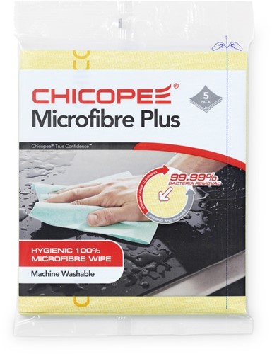 Chicopee 74723 Microfibre Plus, 34x40 cm, Geel