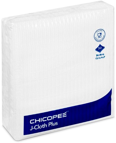 Chicopee 74773 J-Cloth Plus Medium, 34x36 cm, Wit