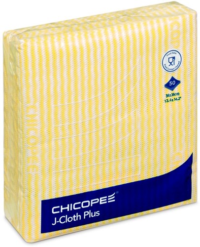 Chicopee J-Cloth Plus Medium, 34x36 cm, Geel (74774)