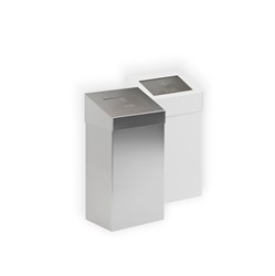 Afvalbak met pushklep