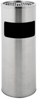 As-papierbak, Rond, 12,5L, Mat RVS