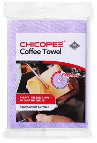 Chicopee Coffee Towel, 34x36 cm, Paars (74747)