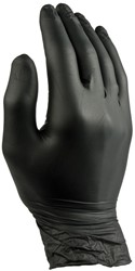 Gejoma Handschoenen Nitrile Ongep. L Zwart 10x100 st