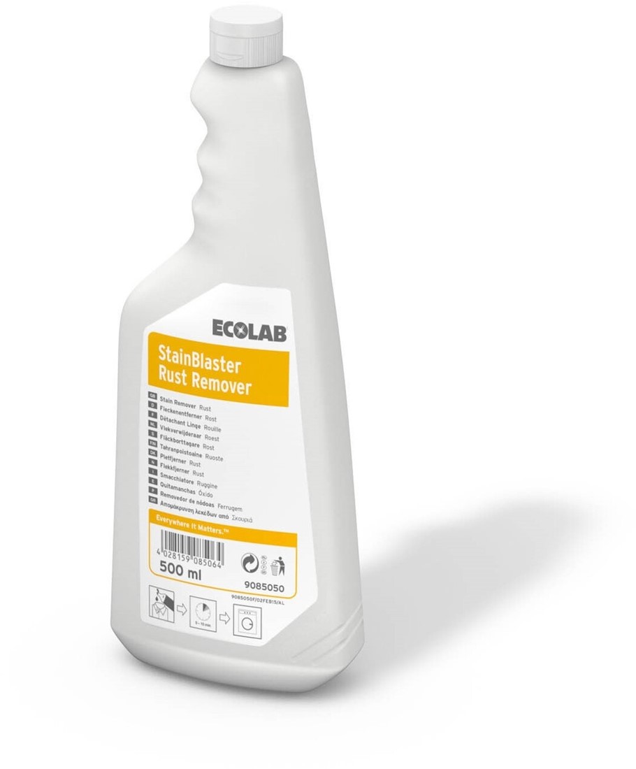 Ecolab Stainblaster Rust Remover, 4 x 500 ml Gejoma Uw groothandel in