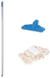 Gejoma Mop Set (mop 400gr, Aluminium steel en Klem) 