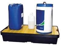 Kunststof lekbak met PE Rooster 60Ltr 