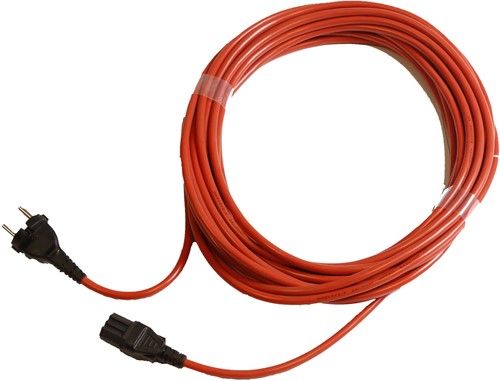 Numatic 12.5 mtr. 1mm x 2 aderig oranje kabel HD (PPR Plugged)  