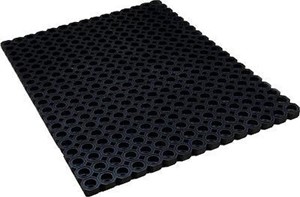 Hamat Domino 50 x 80 cm | Rubber buitenmat met ringen | 22 mm dik