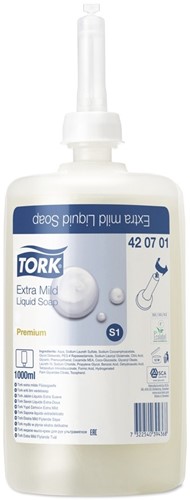 Tork Extra Mild Liquid Soap (420701), 6 x 1000 ml