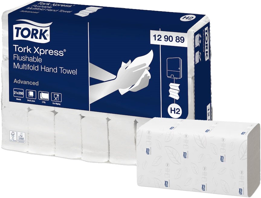 Tork Xpress Flushable Hand Towel 129089 Gejoma Uw groothandel in
