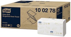 V Fold WIT Papier Handdoeken Z Fold (23.5cm x 24cm) 2 Ply Velvet Care 100% CELULOSE puur (1200