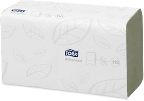 Tork Handdoeken H3 Singlefold Oplosbare Advanced 2-Lgs Wit (290190)-3