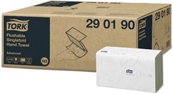Tork Handdoeken H3 Singlefold Oplosbare Advanced 2-Lgs Wit (290190)