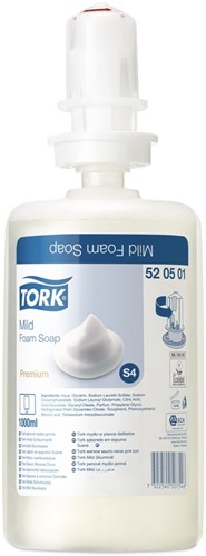 Tork Mild Foam Soap (520501), 6 x 1000 ml