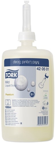 Tork Mild Liquid Soap (420501), 6 x 1000 ml