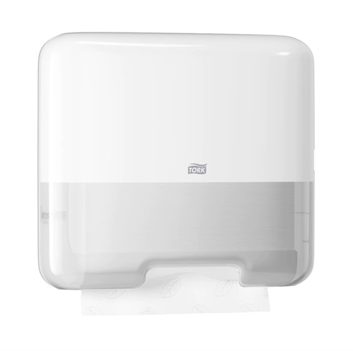 Tork Dispenser H3 Singlefold Mini Handdoek Wit-3