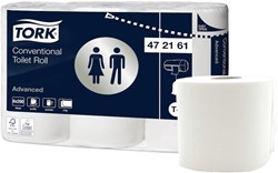 Tork Toiletpapier 2-lgs 200 vel Advanced 48 rol (472161)