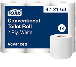 Tork Toiletpapier 2-lgs 400 vel Advanced 42 rol (472168)