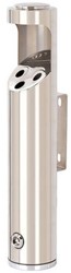 Wand Asbak Zuil Rond, RVS
