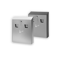 Wand Asbak met frontopeningen